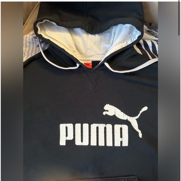 Size L - PUMA Hoodie (Dark Navy) - Picture 1 of 9